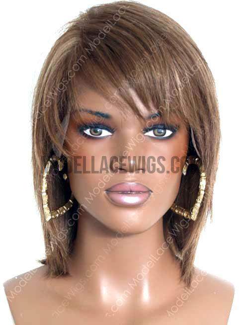 Short Brown Lace Wig | Model Lace Wigs and Hair