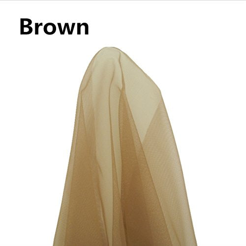 Unavailable Swiss Lace Net for Making Lace Wig- 1 Yard (36"x40"), Brown Color