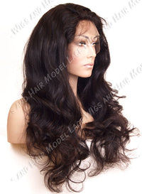 Full Lace Wig | 100% Hand-Tied Virgin Human Hair | Bodywave | (Basilia) Item#: 5655
