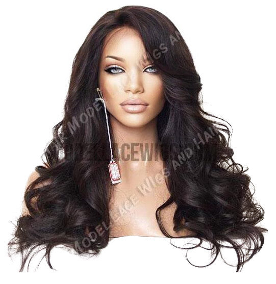 Full Lace Wig | 100% Hand-Tied Virgin Human Hair | Natural Straight | (Samuela) Item# 361