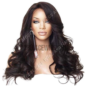 Unavailable Full Lace Wig | 100% Hand-Tied Virgin Human Hair | Natural Straight | (Samuela) Item# 36 Duplicate