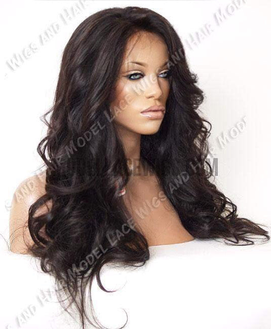 Full Lace Wig | 100% Hand-Tied Virgin Human Hair | Natural Straight | (Samuela) Item# 36 Duplicate