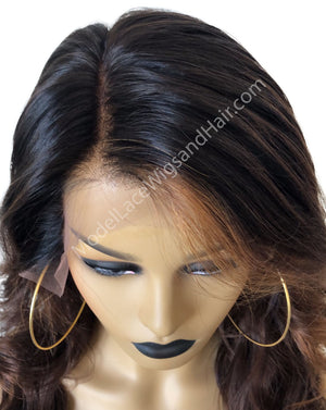 Luxury Ready to Wear Lace Front Wig with Highlights 💖 Jewel Item#: LF786 HDLW