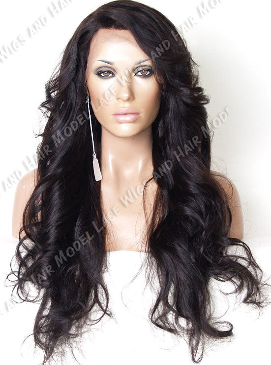 Off Black Lace Front Wig | Model Lace Wigs and Hair
