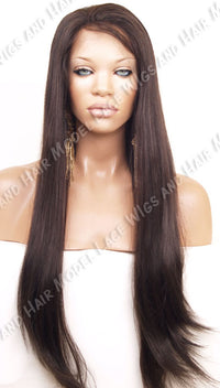 24" Glueless Full Lace Wig Unprocessed | Model Lace Wigs and Hair