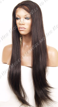 24" Full Lace Wig Unprocessed | Model Lace Wigs and Hair