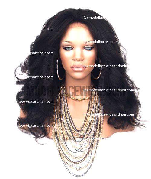 Kinky Straight Full Lace Wig | Model Lace Wigs and Hair