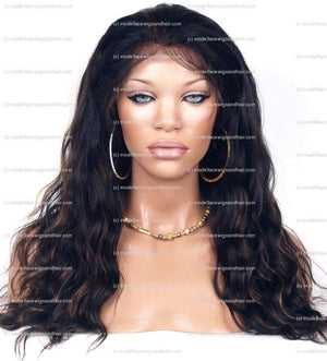IN-STOCK Lace Front and Nape Wig (Haidee) Item#: FN15-Model Lace Wigs and Hair