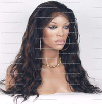 IN-STOCK Lace Front and Nape Wig (Haidee) Item#: FN15-Model Lace Wigs and Hair