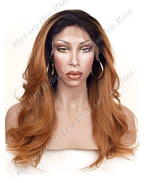 Auburn Ombre Full Lace Wig | Model Lace Wigs and Hair