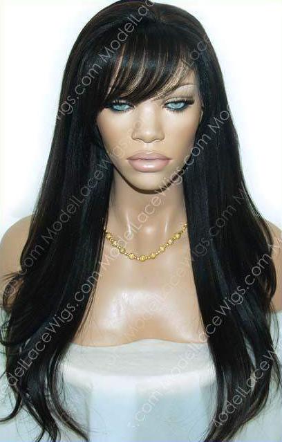Lace Wig With Bangs | Model Lace Wigs and Hair