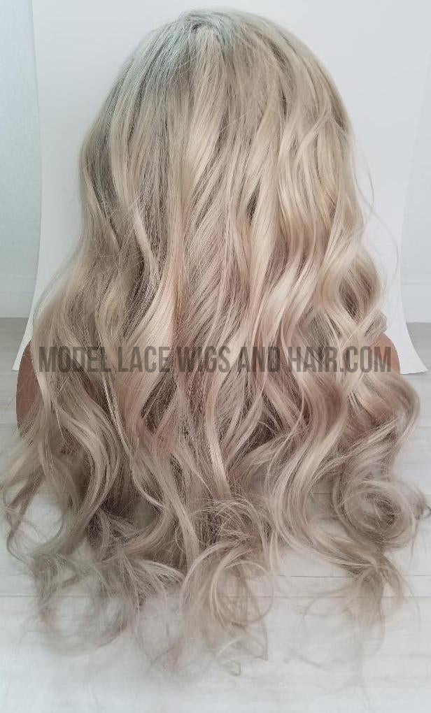 22" Ash Blonde Full Lace Wig Opulent Collection (Style Name: "Anastasia" Item# 5559)