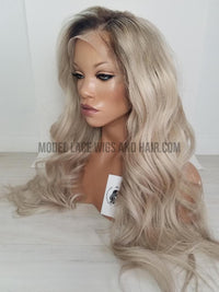 22" Ash Blonde Full Lace Wig Opulent Collection (Style Name: "Anastasia" Item# 5559)