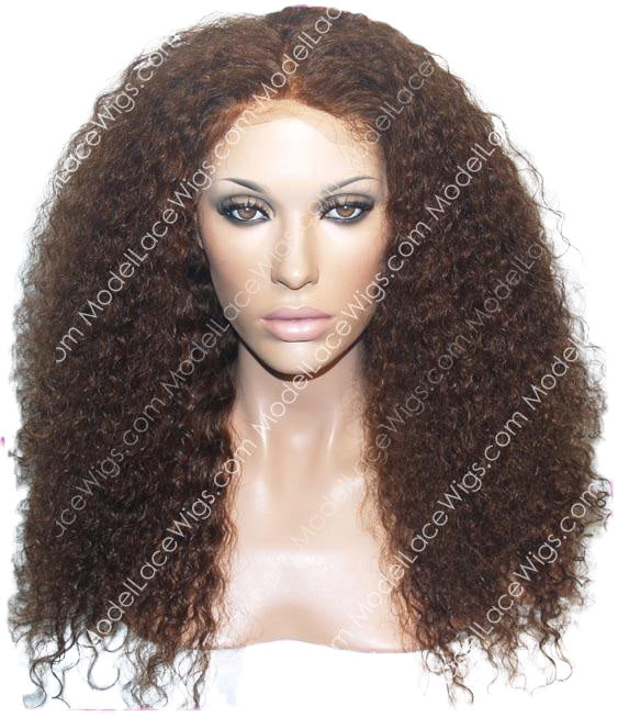 Curly Color #4 Lace Wig by Model Lace Wigs and Hair
