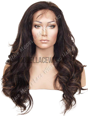 Pre-Styled Full Lace Wig with Highlights (Samuela) Item#: 506