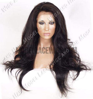 #1B Off Black Full Lace Wig | Model Lace Wigs and Hair
