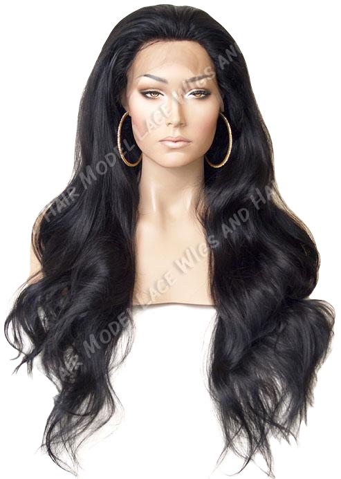 Jet Black Lace Front Wig
