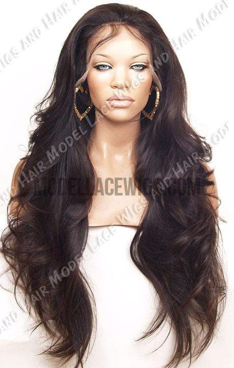 Full Lace Wig | 100% Hand-Tied Virgin Human Hair | Natural Straight | (Erica) Item: 6785