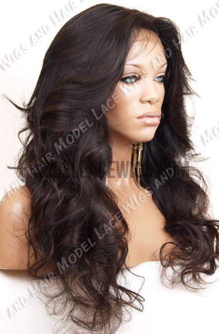 Unavailable Full Lace Wig | 100% Hand-Tied Virgin Human Hair | Natural Straight | (Falon) Item#: 585