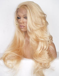 Blonde 360 lace front wig 
