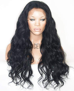 Black Wavy Lace Front Wig