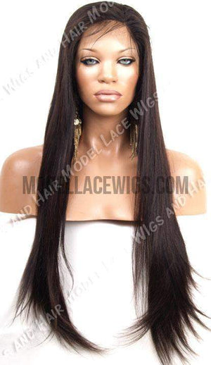 SOLD OUT Full Lace Wig (Haile #1B/2) Item# 375 • Light Brn Lace