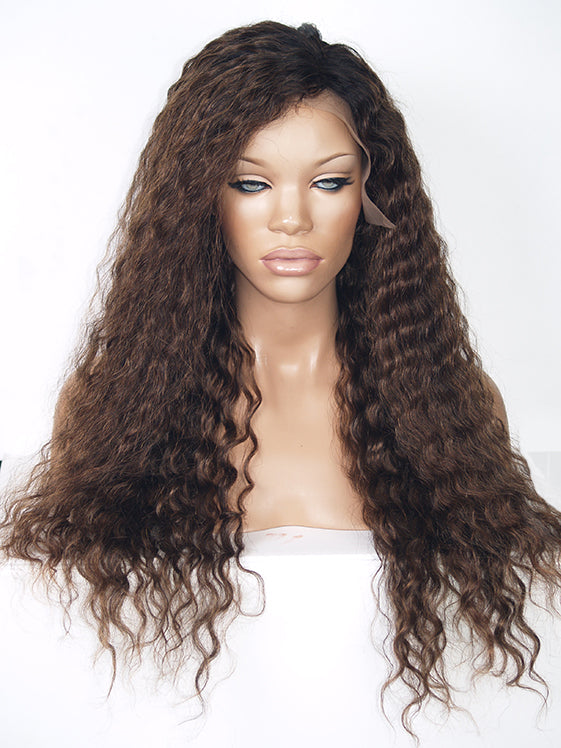 Ombre Spiral Curl Lace Front Wig | Model Lace Wigs and Hair