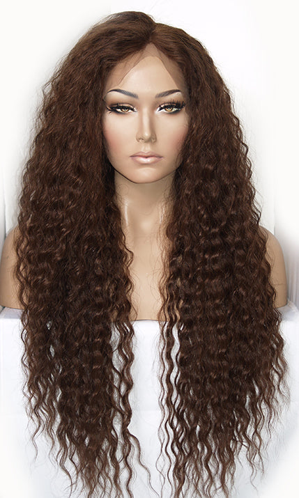 Brown Full Lace Wig | Model Lace Wigs and Hair