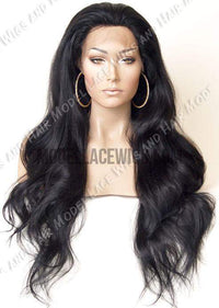 Full Lace Wig | 100% Hand-Tied Human Hair | Silky Straight | (Lyssa) Item#: 6991 HDLW