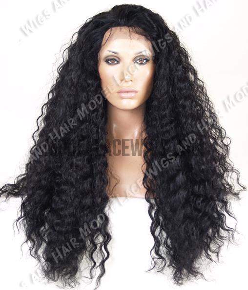 Wavy Black Lace Wig | Model Lace Wigs and Hair
