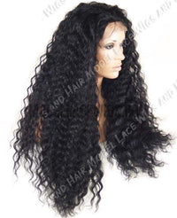 Wavy Jet Black Lace Wig | Model Lace Wigs and Hair