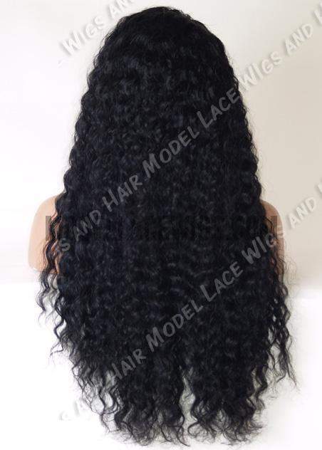 Wavy Jet Black Lace Wig | Model Lace Wigs and Hair