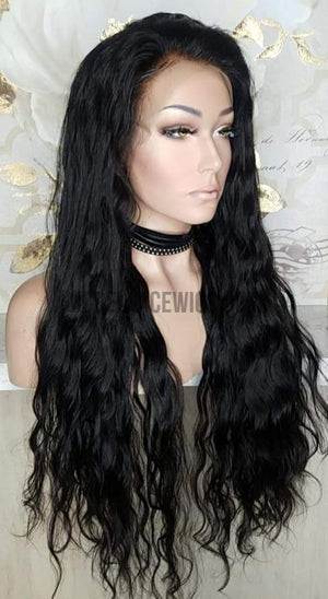 Long Wavy Lace Wig | Model Lace Wigs and Hair