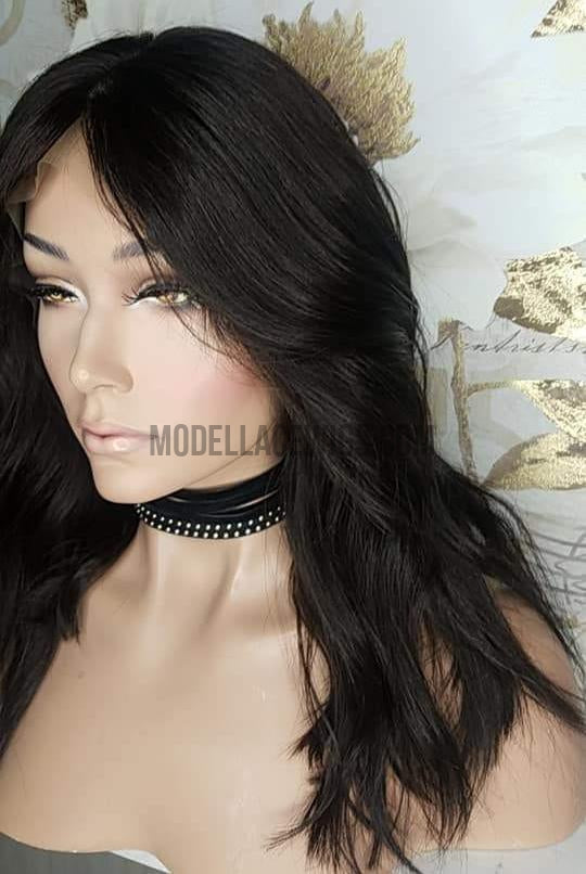 Choppy Wavy Lace Front Wig - Model Lace Wigs and Hair