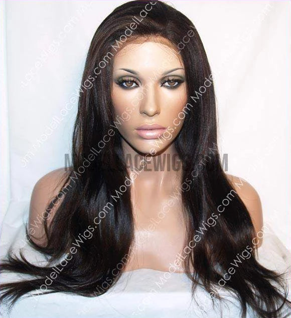 Yaki Straight (African American Relaxed Texture) Full Lace Wig