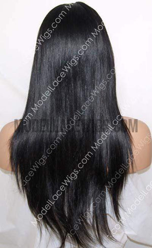 Full Lace Wig (Samelle) Silk Top Item#: 980-Model Lace Wigs and Hair