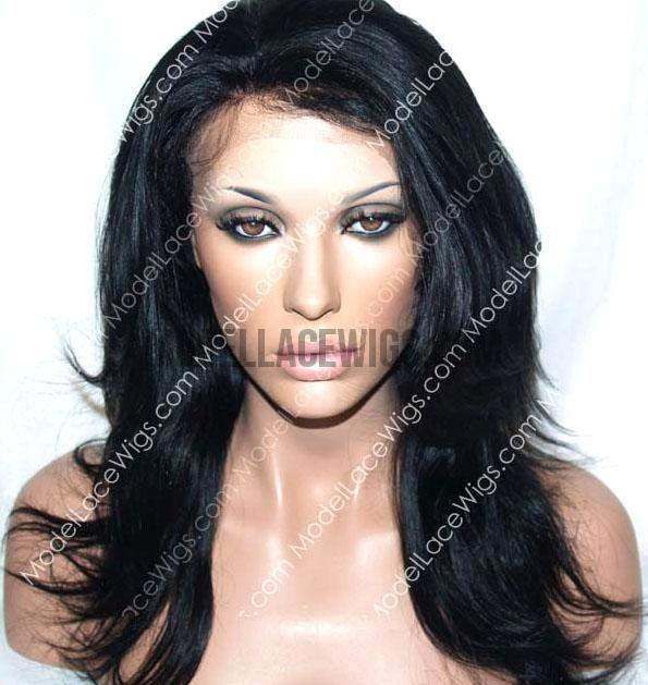 Full Lace Wig | 100% Hand-Tied Human Hair | Silky Straight | (Talia) Item#: 46